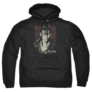 Cry Baby Drapes And Squares Mens Hoodie Black