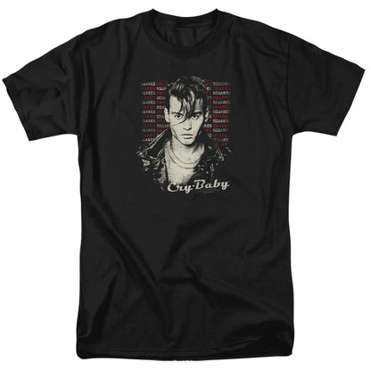 Cry Baby Drapes And Squares Mens T Shirt Black