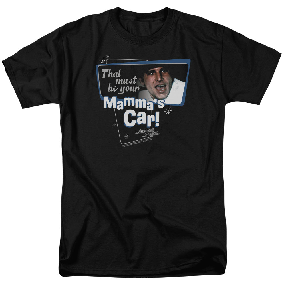 American Grafitti Mammas Car Mens T Shirt Black Black