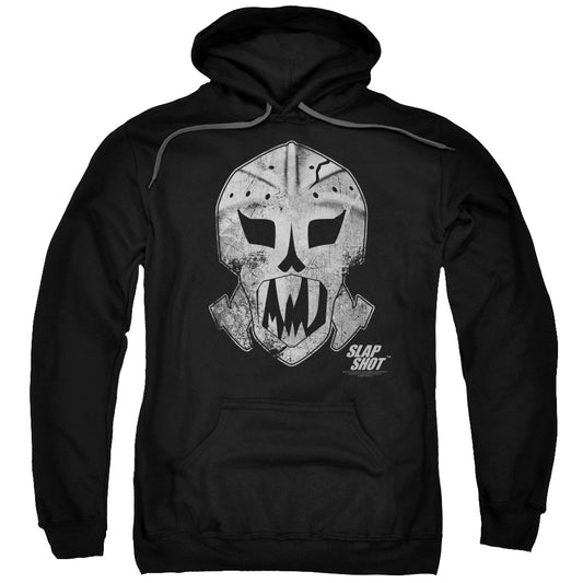 Slap Shot Goalie Mask Mens Hoodie Black