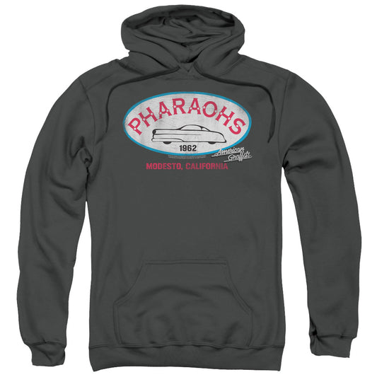 American Graffiti Pharaohs Mens Hoodie Charcoal