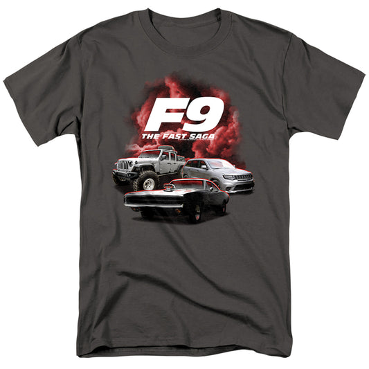 Fast And The Furious 9 Car Group Mens T Shirt Black