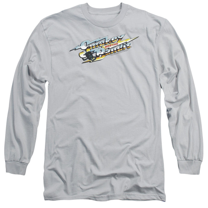 Smokey And The Bandit Logo Mens Long Sleeve Shirt Silver