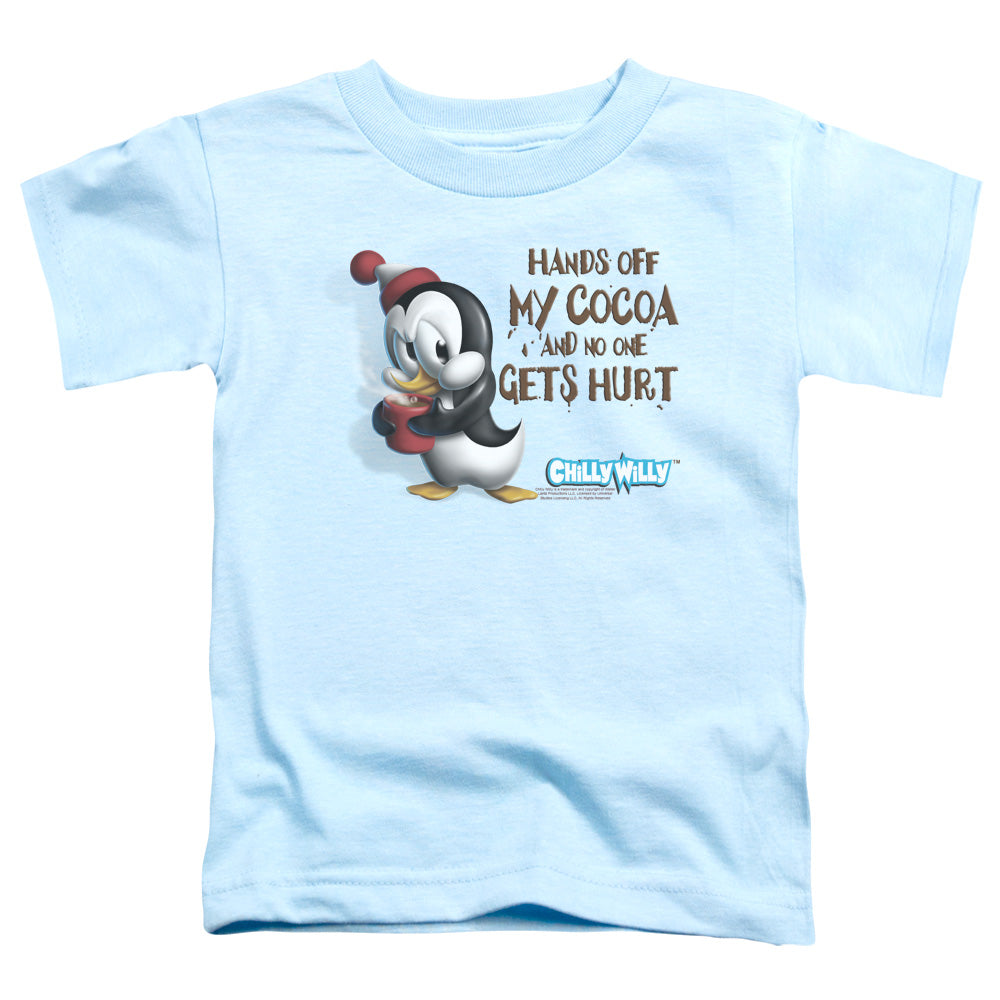 Chilly Willy Hands Off Toddler Kids Youth T Shirt Light Blue