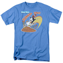 Load image into Gallery viewer, Chilly Willy Jump In Mens T Shirt Carolina Blue