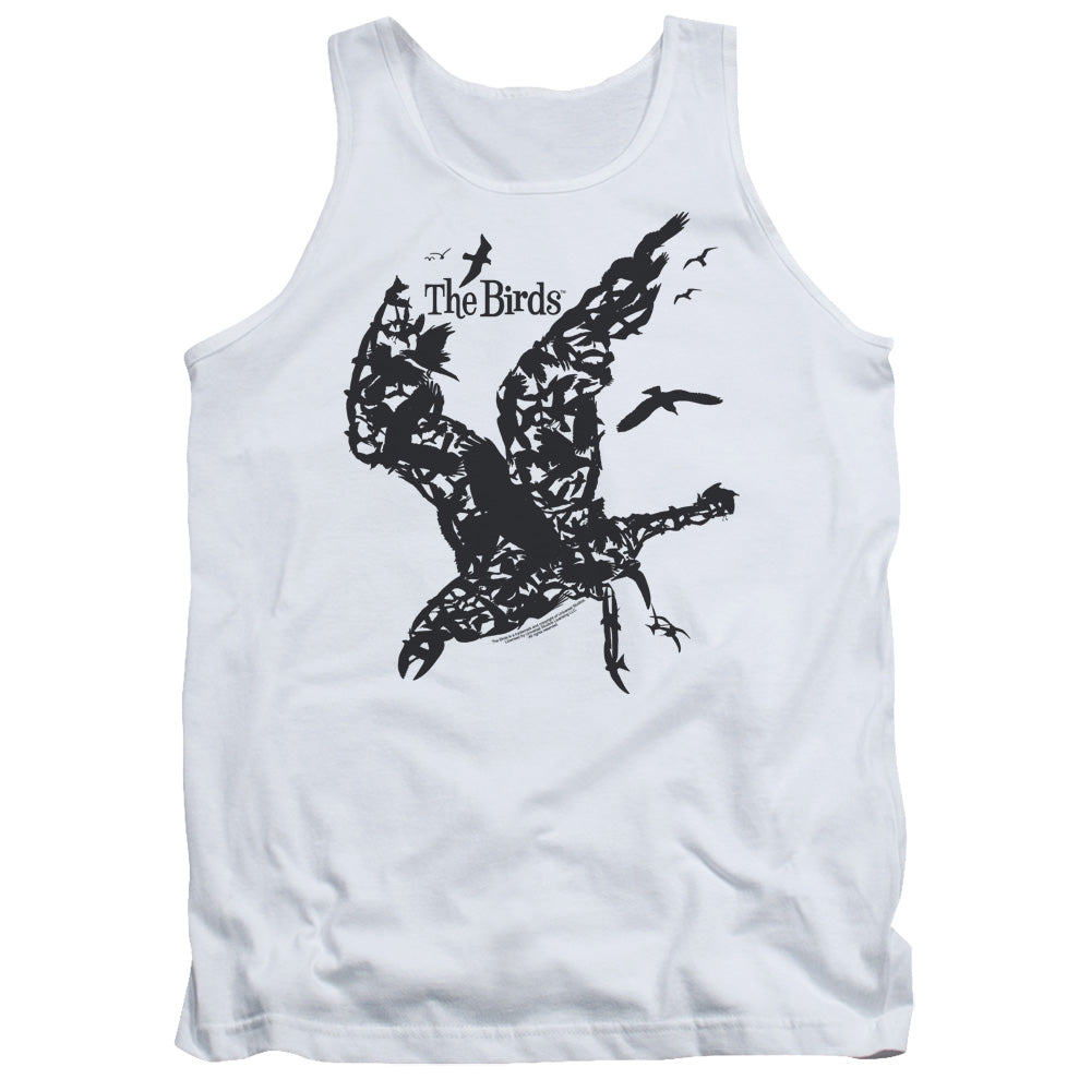 The Birds Title Mens Tank Top Shirt White