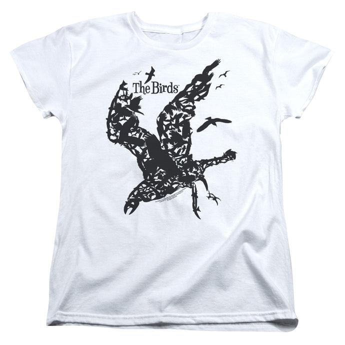 The Birds Title Womens T Shirt White