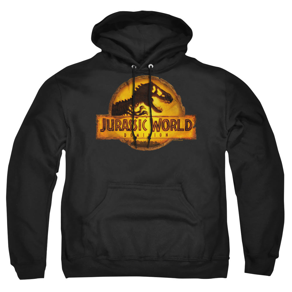 Jurassic World Rendered Logo Mens Hoodie Black