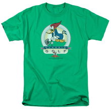 Load image into Gallery viewer, Woody Woodpecker Classic Golf Mens T Shirt Kelly Green