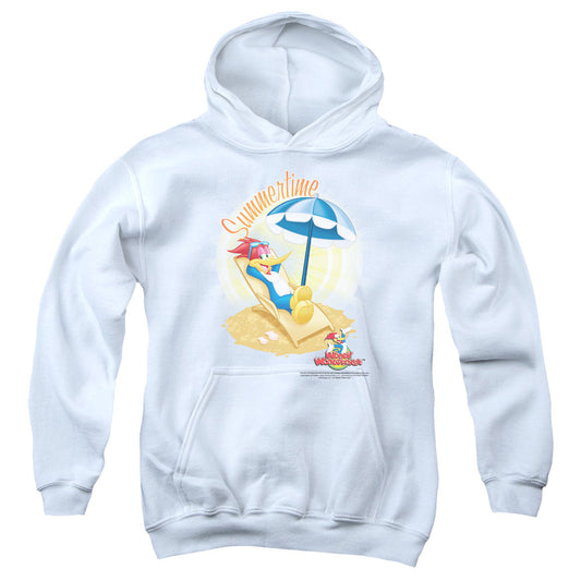 Woody Woodpecker Summertime Kids Youth Hoodie White