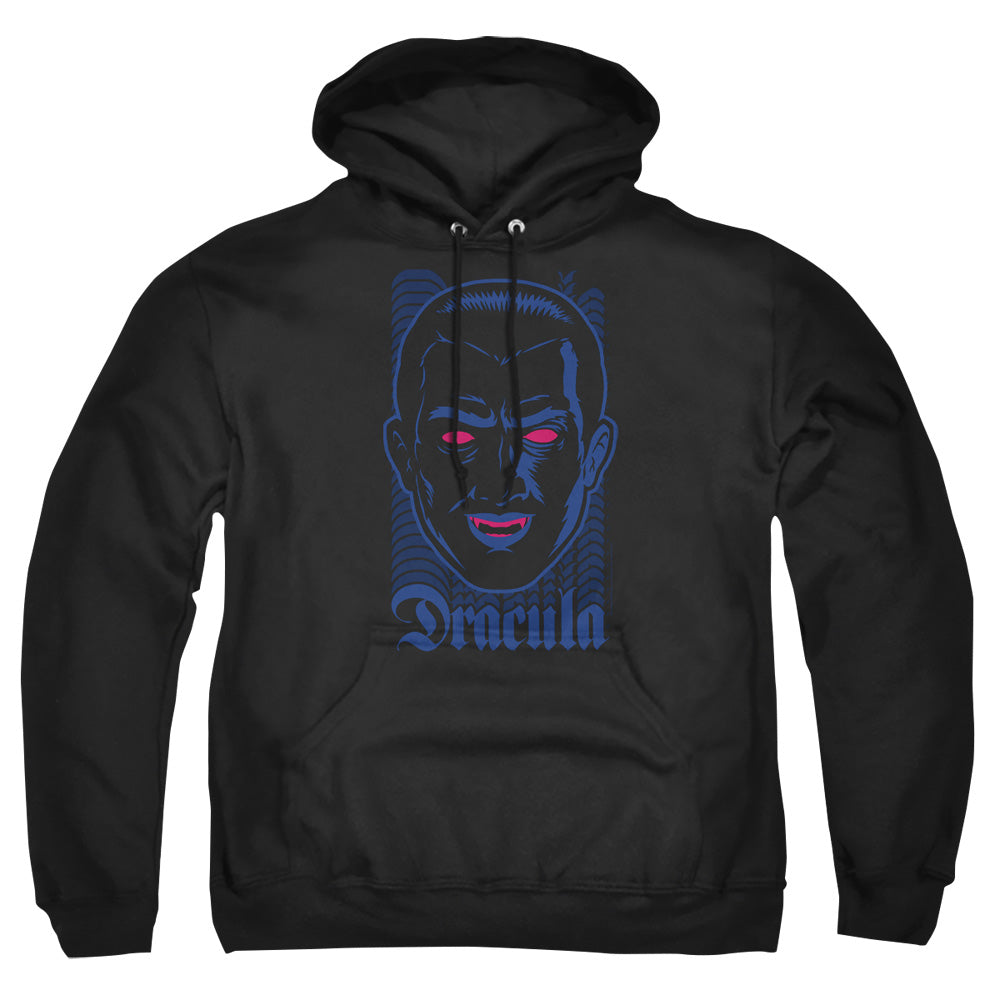 Universal Monsters Dracula Neon Mens Hoodie Black