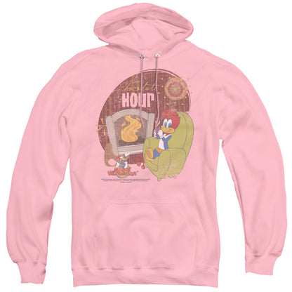 Woody Woodpecker Chocolate Hour Mens Hoodie Pink