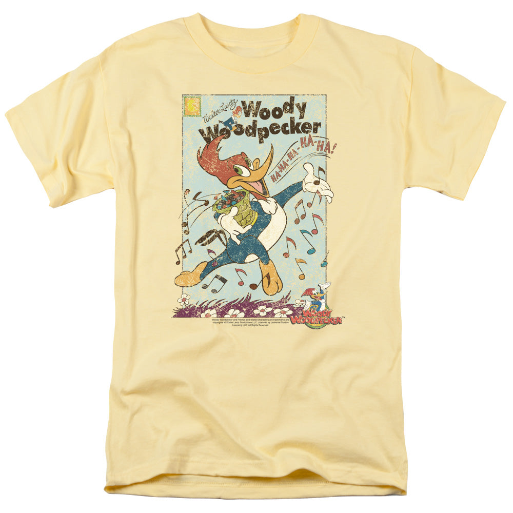 Woody Woodpecker Vintage Woody Mens T Shirt Banana