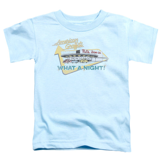 American Graffiti Mels Drive In Toddler Kids Youth T Shirt Light Blue