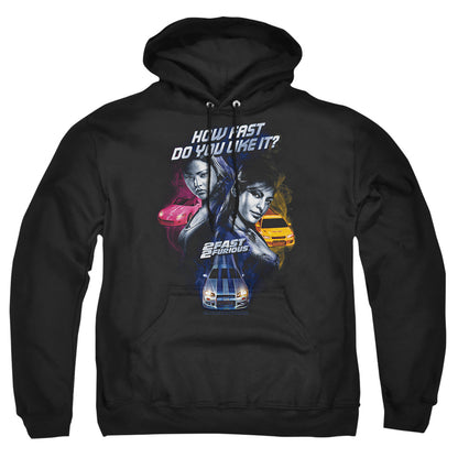 2 Fast 2 Furious Fast Women Mens Hoodie Black