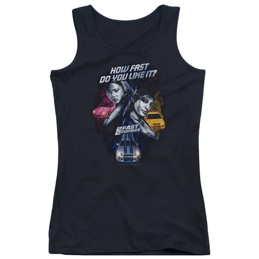 2 Fast 2 Furious Fast Women Womens Tank Top Shirt Black