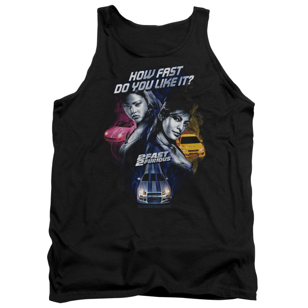 2 Fast 2 Furious Fast Women Mens Tank Top Shirt Black