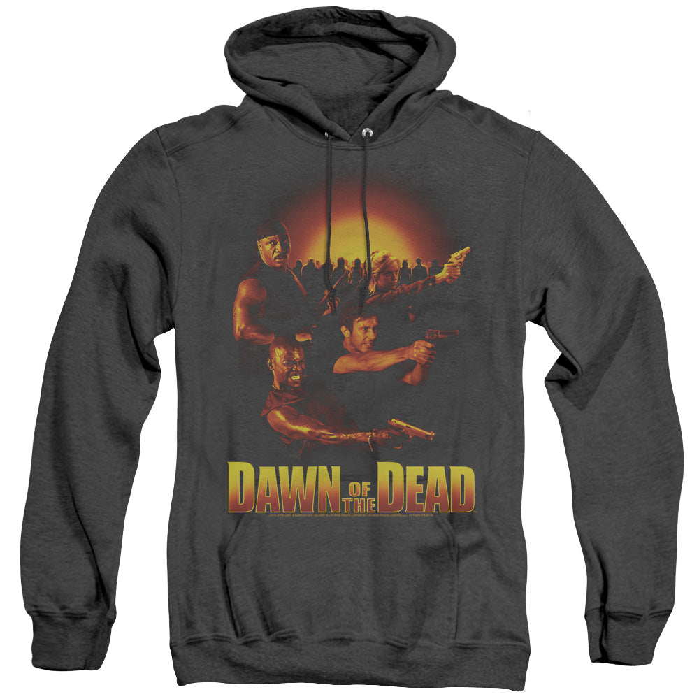 Dawn Of The Dead Dawn College Heather Mens Hoodie Black