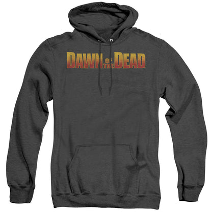 Dawn Of The Dead Dawn Logo Mens Heather Hoodie Black