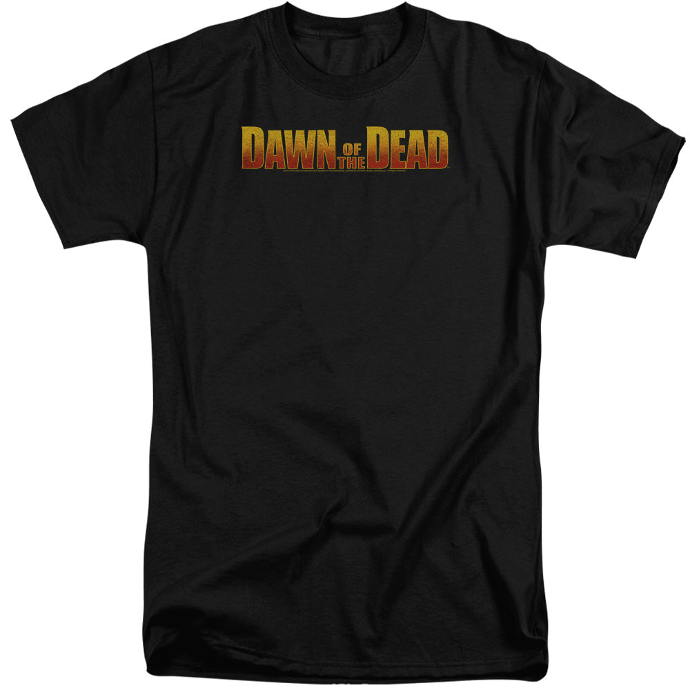 Dawn Of The Dead Dawn Logo Mens Tall T Shirt Black