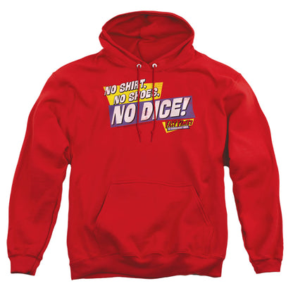 Fast Times Ridgemont High No Dice Mens Hoodie Red