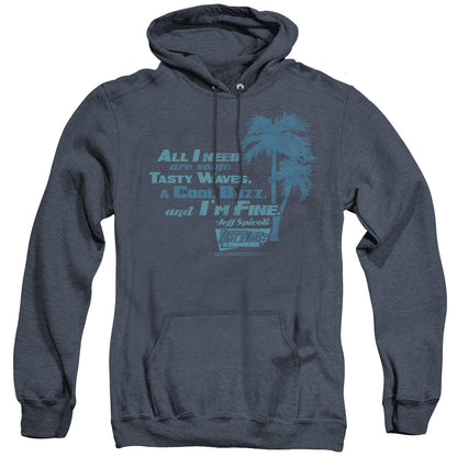 Fast Times Ridgemont High All I Need Mens Heather Hoodie Navy Navy Officially Licensed