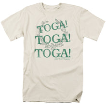 Load image into Gallery viewer, Animal House Toga Time Mens T Shirt Cream