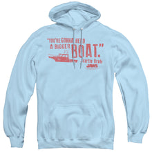 Load image into Gallery viewer, Jaws Bigger Boat Mens Hoodie Light Blue