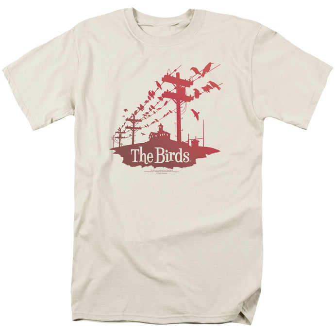 The Birds On A Wire Mens T Shirt Cream