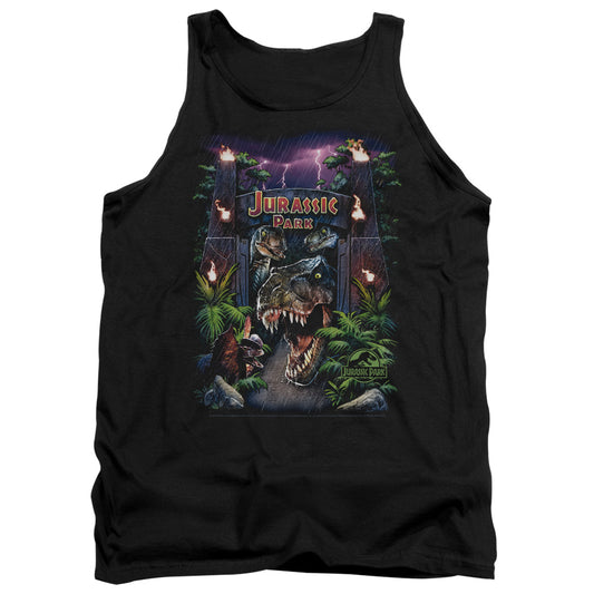 Jurassic Park Welcome To The Park Mens Tank Top Shirt Black