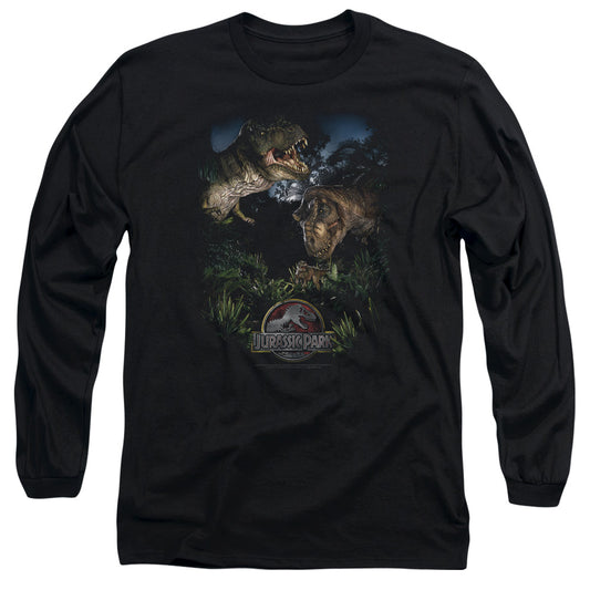 Jurassic Park Happy Family Mens Long Sleeve Shirt Black