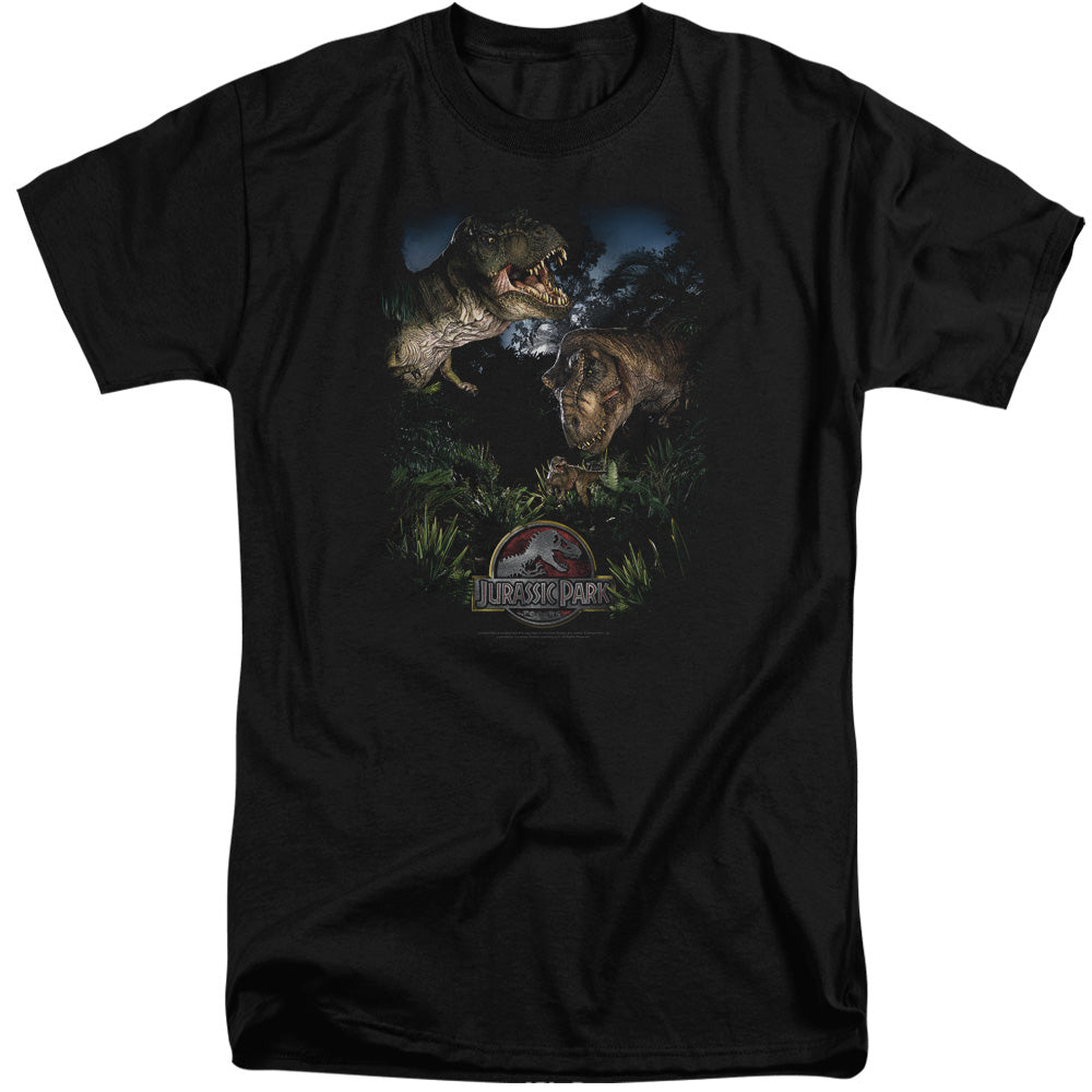 Jurassic Park Happy Family Mens Tall T Shirt Black