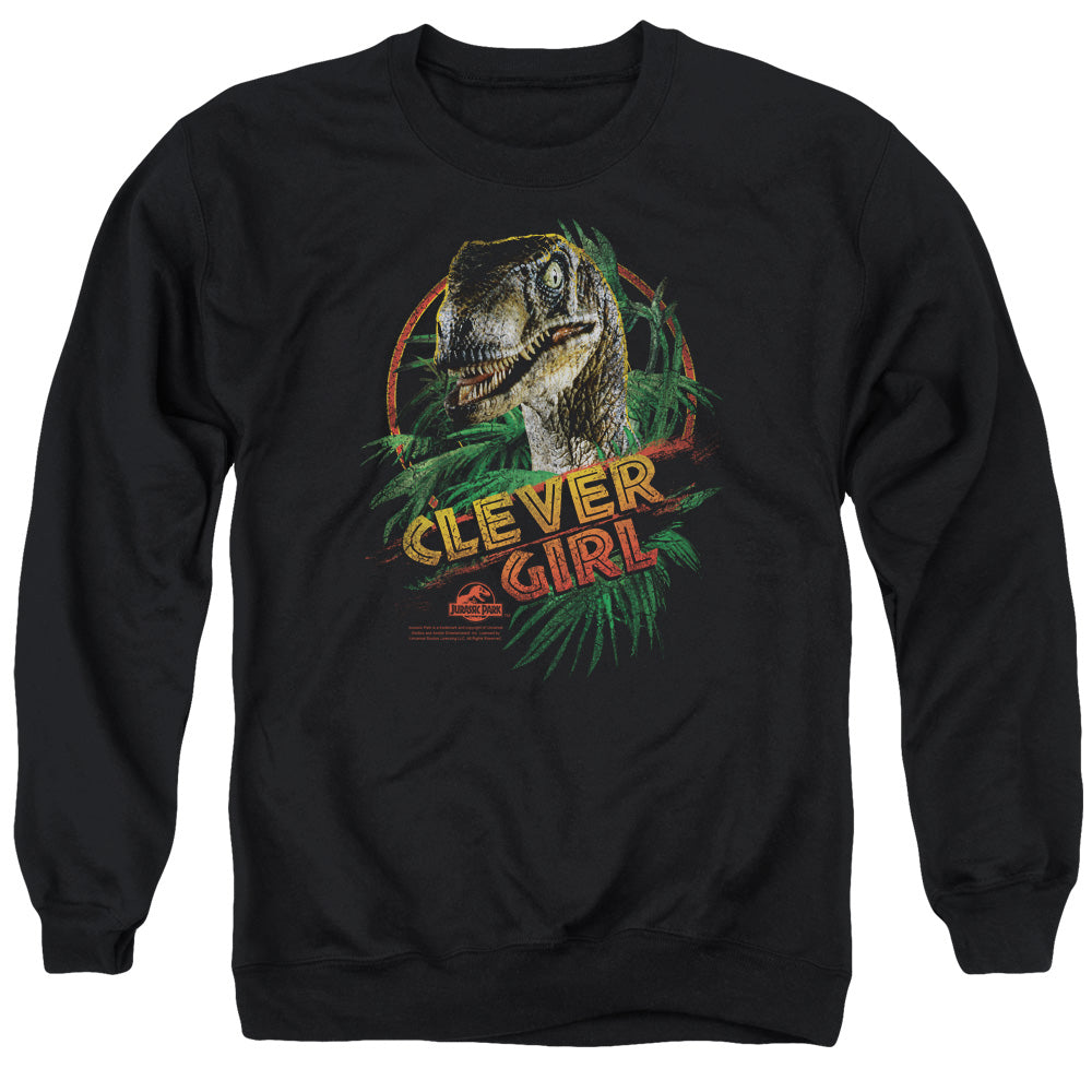 Jurassic Park Clever Girl Mens Crewneck Sweatshirt Black