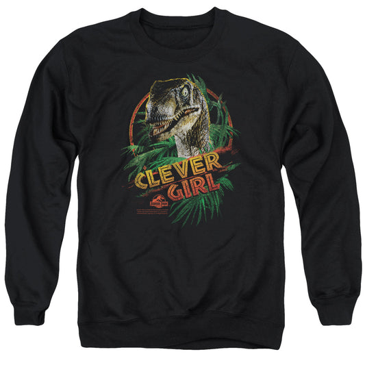 Jurassic Park Clever Girl Mens Crewneck Sweatshirt Black