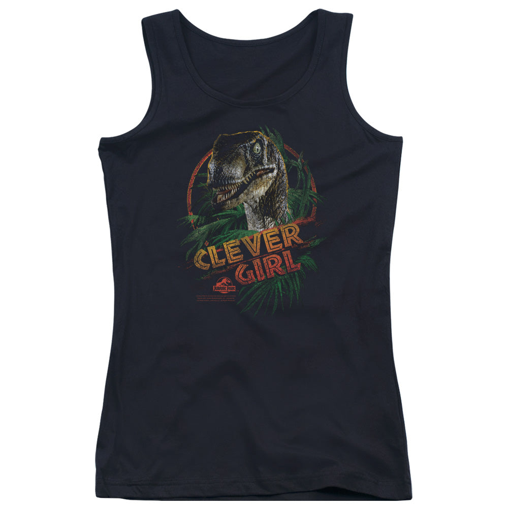 Jurassic Park Clever Girl Womens Tank Top Shirt Black