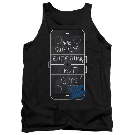 Slap Shot Chalkboard Mens Tank Top Shirt Black