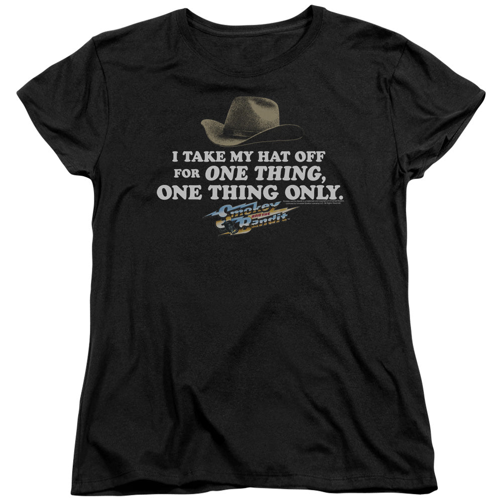 Smokey And The Bandit Hat Womens T Shirt Black