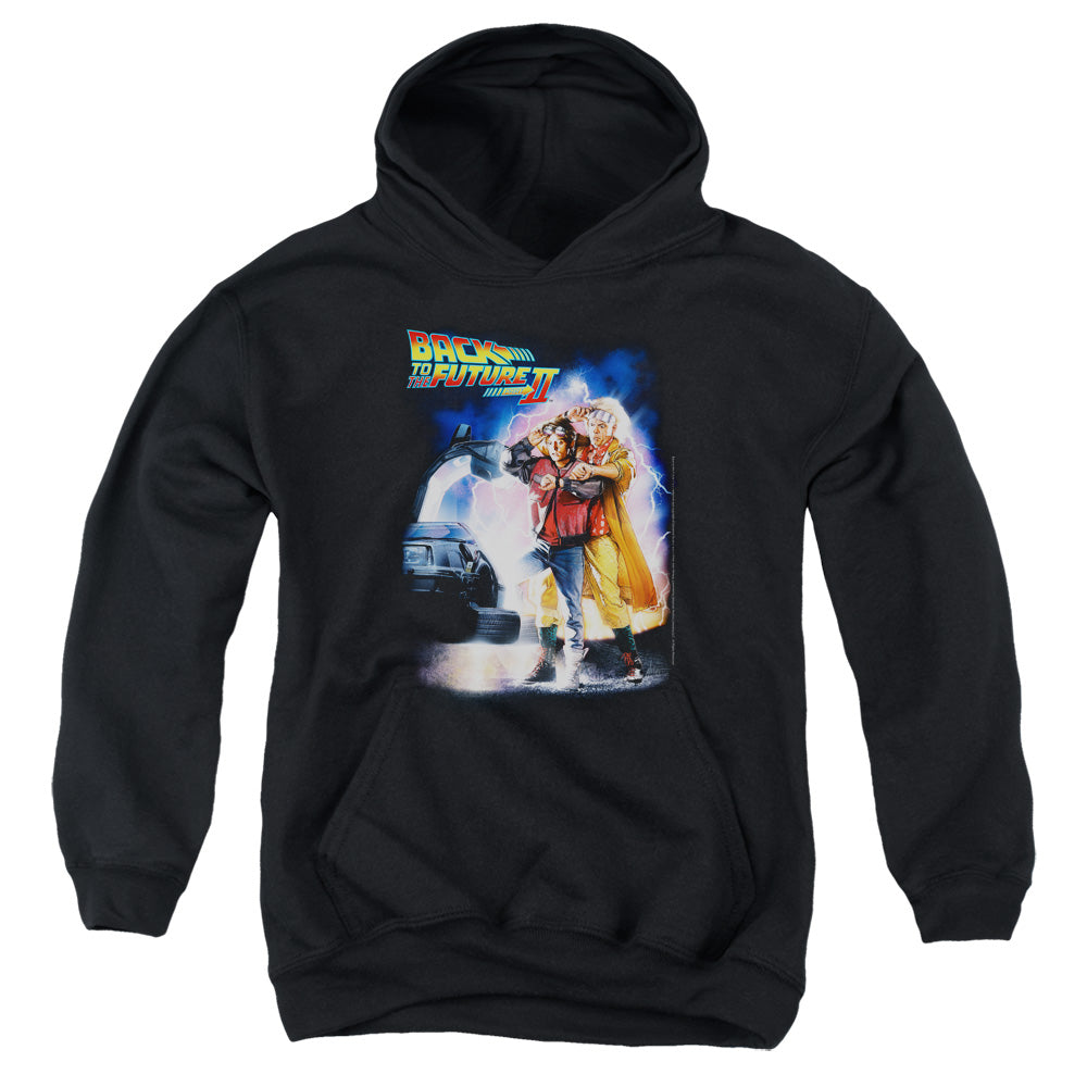 Back To The Future II Poster Kids Youth Hoodie Black