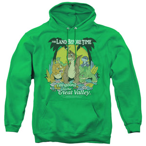 The Land Before Time Great Valley Mens Hoodie Kelly Green