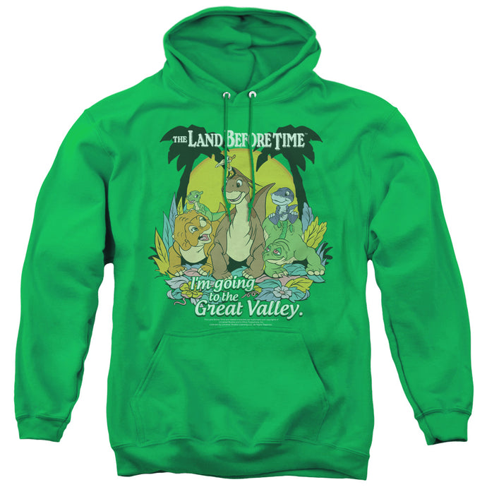 The Land Before Time Great Valley Mens Hoodie Kelly Green