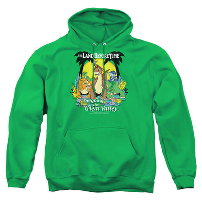 Land Before Time Great Valley Mens Hoodie Kelly Green