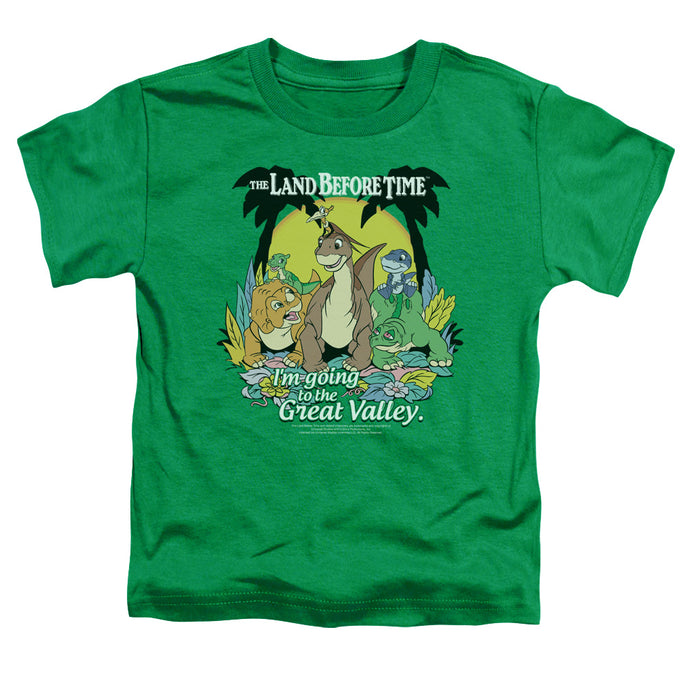 The Land Before Time Great Valley Toddler Kids Youth T Shirt Kelly Green