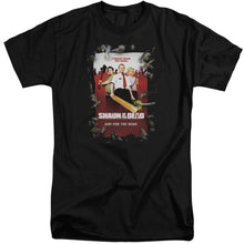 Load image into Gallery viewer, Shaun Of The Dead Poster Mens Tall T Shirt Black