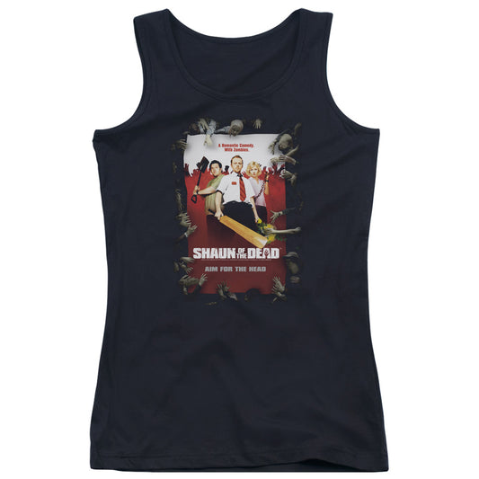 Shaun Of The Dead Poster Womens Tank Top Shirt Black