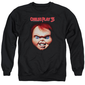 Childs Play 3 Chucky Mens Crewneck Sweatshirt Black