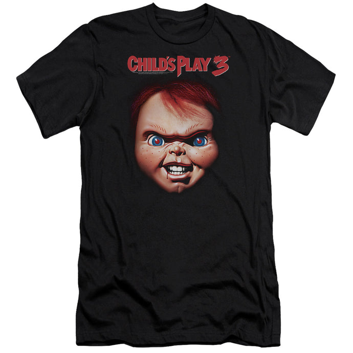 Childs Play 3 Chucky Premium Bella Canvas Slim Fit Mens T Shirt Black