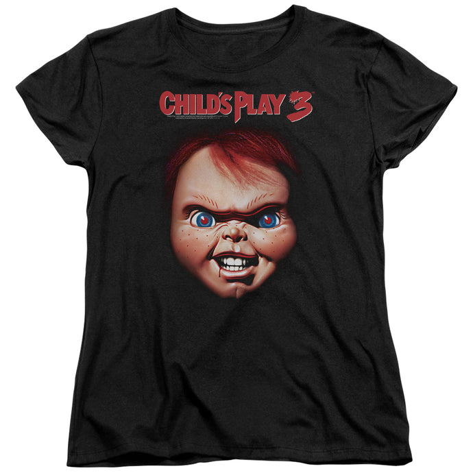 Childs Play 3 Chucky Womens T Shirt Black