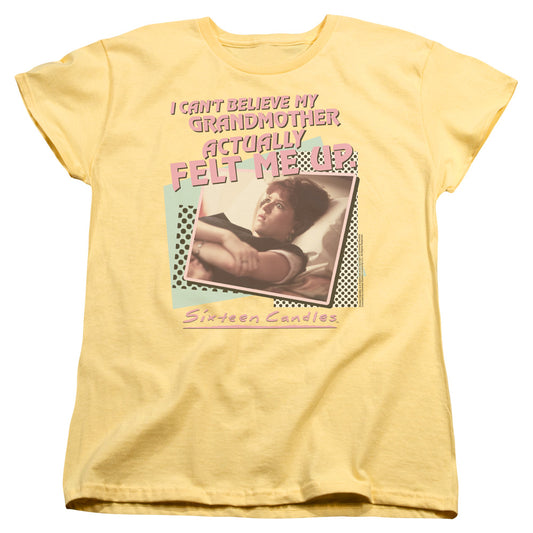 Sixteen Candles Grandmother Womens T Shirt Banana