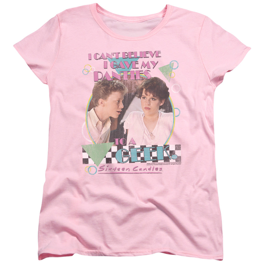 Sixteen Candles Panties Womens T Shirt Pink