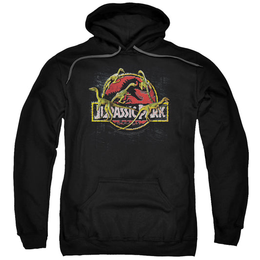 Jurassic Park Something Has Survived Mens Hoodie Black